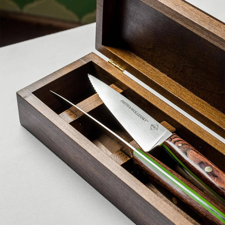 Signature steak knife crafted exclusively for Smith & Wollensky