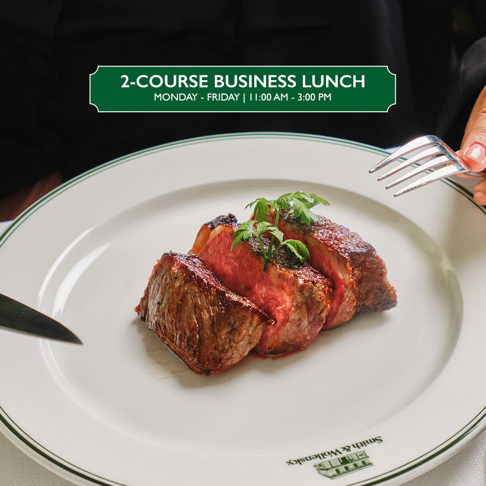 Cover of the Smith & Wollensky Business Lunch menu